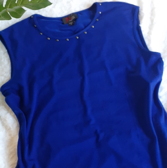 Royal Blue John Mayer Studio Top - Picture 1 of 4